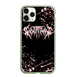 Чехол iPhone 11 Pro матовый GHOSTEMANE, цвет: 3D-салатовый