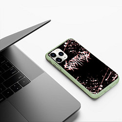Чехол iPhone 11 Pro матовый GHOSTEMANE, цвет: 3D-салатовый — фото 2
