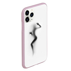 Чехол iPhone 11 Pro матовый ДЕВУШКА ЗА СТЕКЛОМ, цвет: 3D-розовый — фото 2