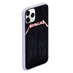Чехол iPhone 11 Pro матовый Metallica, цвет: 3D-светло-сиреневый — фото 2