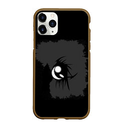 Чехол iPhone 11 Pro матовый FALSH SMILE, цвет: 3D-коричневый