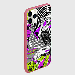 Чехол iPhone 11 Pro матовый Watch Dogs: Legion, цвет: 3D-малиновый — фото 2