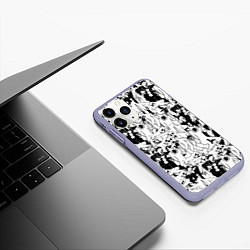 Чехол iPhone 11 Pro матовый GHOSTEMANE, цвет: 3D-светло-сиреневый — фото 2