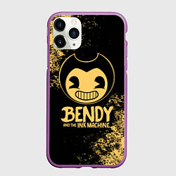 Чехол iPhone 11 Pro матовый Bendy And The Ink Machine, цвет: 3D-фиолетовый