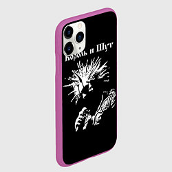 Чехол iPhone 11 Pro матовый Король и Шут, цвет: 3D-фиолетовый — фото 2