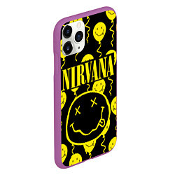 Чехол iPhone 11 Pro матовый NIRVANA, цвет: 3D-фиолетовый — фото 2