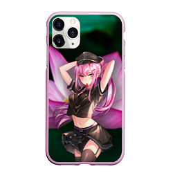 Чехол iPhone 11 Pro матовый Zero Two, цвет: 3D-розовый