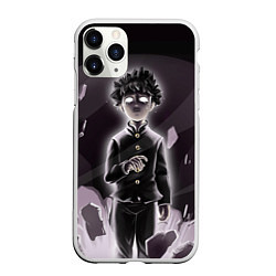 Чехол iPhone 11 Pro матовый Mob psycho 100 Z, цвет: 3D-белый