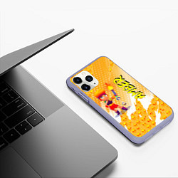 Чехол iPhone 11 Pro матовый Brawl Stars - Amber, цвет: 3D-светло-сиреневый — фото 2