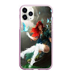 Чехол iPhone 11 Pro матовый Windranger Dota, цвет: 3D-розовый