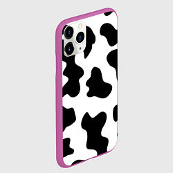 Чехол iPhone 11 Pro матовый Му-му, цвет: 3D-фиолетовый — фото 2