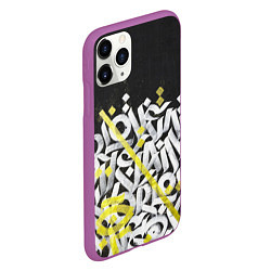 Чехол iPhone 11 Pro матовый GRAFFITY, цвет: 3D-фиолетовый — фото 2