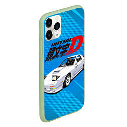 Чехол iPhone 11 Pro матовый INITIAL D, цвет: 3D-салатовый — фото 2