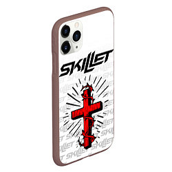 Чехол iPhone 11 Pro матовый SKILLET, цвет: 3D-коричневый — фото 2