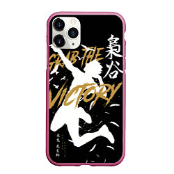 Чехол iPhone 11 Pro матовый Haikyuu Haikyu Haikuu, цвет: 3D-малиновый