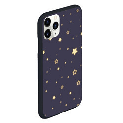 Чехол iPhone 11 Pro матовый Звезды, цвет: 3D-черный — фото 2
