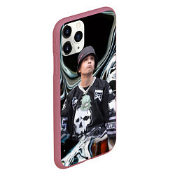 Чехол iPhone 11 Pro матовый Slava Marlow, цвет: 3D-малиновый — фото 2