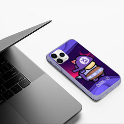 Чехол iPhone 11 Pro матовый Among Us, цвет: 3D-светло-сиреневый — фото 2