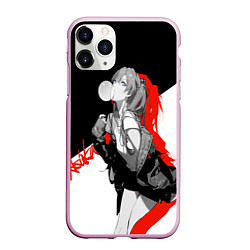 Чехол iPhone 11 Pro матовый Asuka Langley Evangelion