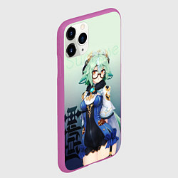Чехол iPhone 11 Pro матовый Sucrose, цвет: 3D-фиолетовый — фото 2
