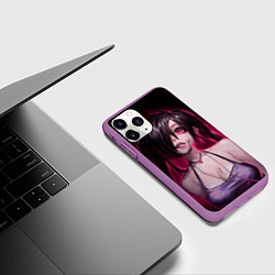 Чехол iPhone 11 Pro матовый Play with me, цвет: 3D-фиолетовый — фото 2
