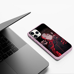 Чехол iPhone 11 Pro матовый КЛИНОК ТАНДЖИРО, цвет: 3D-розовый — фото 2