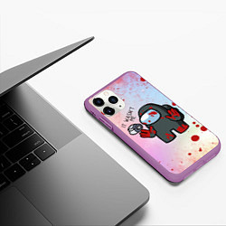 Чехол iPhone 11 Pro матовый IT WASN T ME Z, цвет: 3D-фиолетовый — фото 2