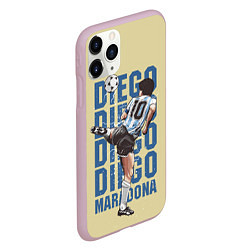 Чехол iPhone 11 Pro матовый Diego Diego, цвет: 3D-розовый — фото 2