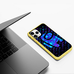 Чехол iPhone 11 Pro матовый AMONG US - Crewmate, цвет: 3D-желтый — фото 2
