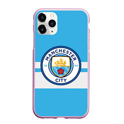 Чехол iPhone 11 Pro матовый MANCHESTER CITY, цвет: 3D-розовый