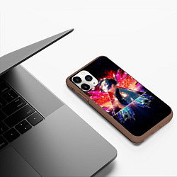 Чехол iPhone 11 Pro матовый Шинобу Кочо, цвет: 3D-коричневый — фото 2