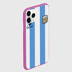 Чехол iPhone 11 Pro матовый Джерси Марадоны с автографом, цвет: 3D-фиолетовый — фото 2