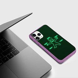 Чехол iPhone 11 Pro матовый Vault-Boy HP, цвет: 3D-фиолетовый — фото 2