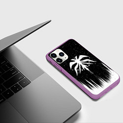 Чехол iPhone 11 Pro матовый Башня бога Крылатое древо Z, цвет: 3D-фиолетовый — фото 2