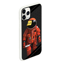 Чехол iPhone 11 Pro матовый AMONG US - Реалистичный, цвет: 3D-белый — фото 2