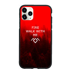 Чехол iPhone 11 Pro матовый Twin Peaks