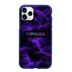 Чехол iPhone 11 Pro матовый Сериал Euphoria, цвет: 3D-тёмно-синий