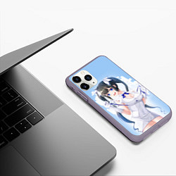 Чехол iPhone 11 Pro матовый Hestia, цвет: 3D-серый — фото 2