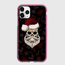 Чехол iPhone 11 Pro матовый El Santa, цвет: 3D-малиновый