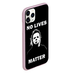 Чехол iPhone 11 Pro матовый MICHAEL MYERS, цвет: 3D-розовый — фото 2