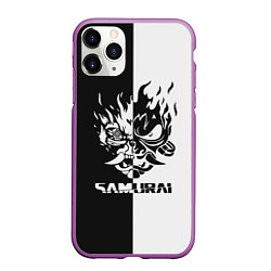 Чехол iPhone 11 Pro матовый SAMURAI, цвет: 3D-фиолетовый