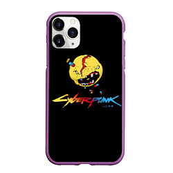 Чехол iPhone 11 Pro матовый Cyberpunk 2077