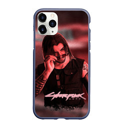 Чехол iPhone 11 Pro матовый Johnny Silverhand Cyberpunk