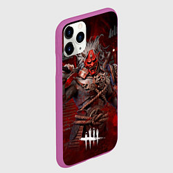 Чехол iPhone 11 Pro матовый Dead by daylight, цвет: 3D-фиолетовый — фото 2