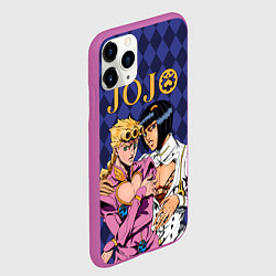 Чехол iPhone 11 Pro матовый JOJO, цвет: 3D-фиолетовый — фото 2