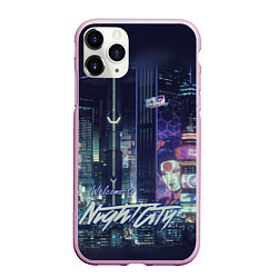 Чехол iPhone 11 Pro матовый Welcome to Night City