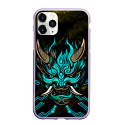 Чехол iPhone 11 Pro матовый SAMURAI CYBERPUNK 2077