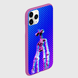 Чехол iPhone 11 Pro матовый Siren Head - Helloween, цвет: 3D-фиолетовый — фото 2