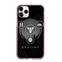 Чехол iPhone 11 Pro матовый DESTINY, цвет: 3D-розовый