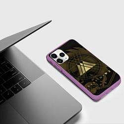 Чехол iPhone 11 Pro матовый DESTINY, WARLOCK, цвет: 3D-фиолетовый — фото 2